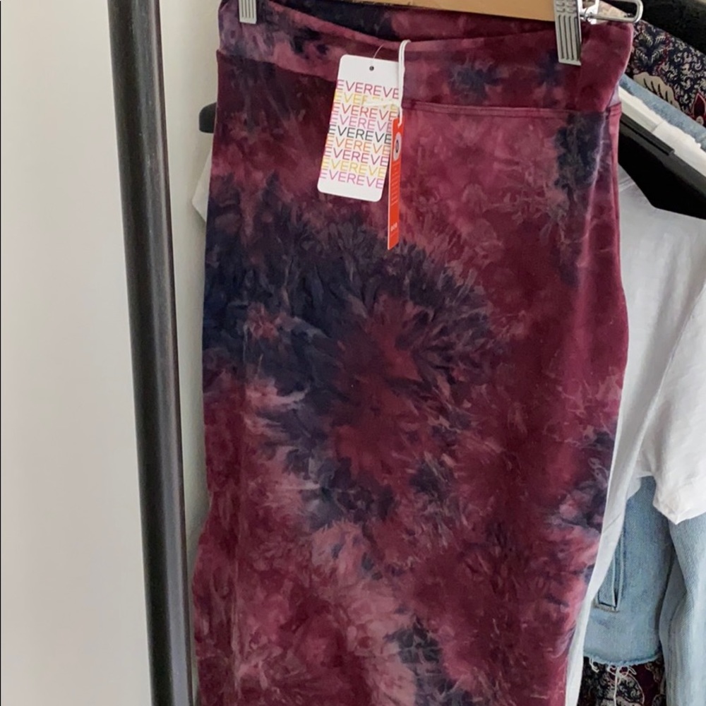 Tie dye Midi Skirt by Sundry